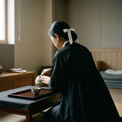 접객 도우미 2명